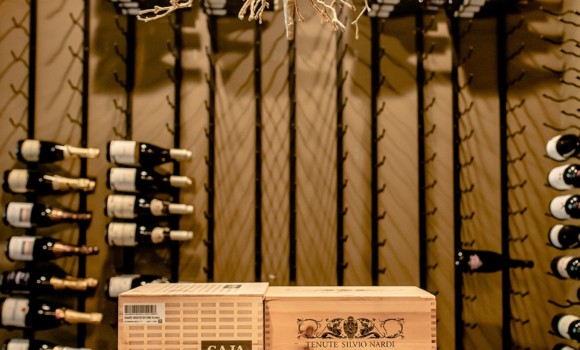 Commercial Custom Wine Room- Restaurant- Wine Lounge- Burgundy Swine