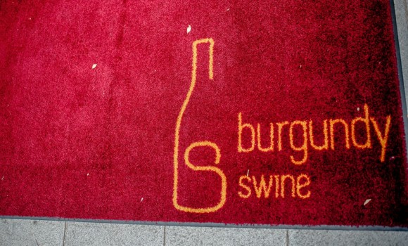 Commercial Custom Wine Room- Restaurant- Wine Lounge- Burgundy Swine