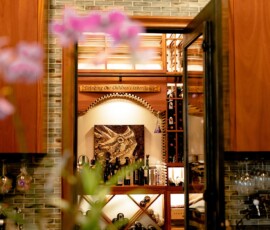 Residential Custom Wine Cellars- North Dallas Wine Room Iron Door- Wine Cellar Specialists