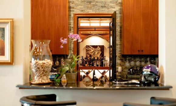 Residential Custom Wine Cellars- North Dallas Wine Room Iron Door- Wine Cellar Specialists