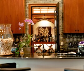 Residential Custom Wine Cellars- North Dallas Wine Room Iron Door- Wine Cellar Specialists