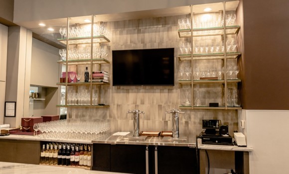 Commercial Custom Wine Room- Restaurant- Wine Lounge- Burgundy Swine