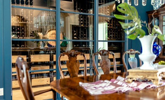 Stunning Modern Wine Cellar- North Dallas- Wine Cellar Specialists