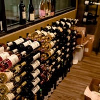 Forward label wine racks displayed below.