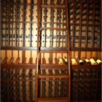 08 - Residential Wine Rooms Dallas Reclaimed Wine Barrel Ceiling