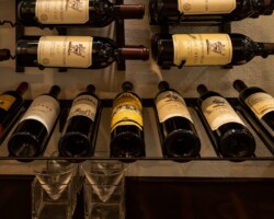 We made sure to leave some space in between the bottles to allow air circulation and keep everything safe when the owners have to grab or put back a bottle.